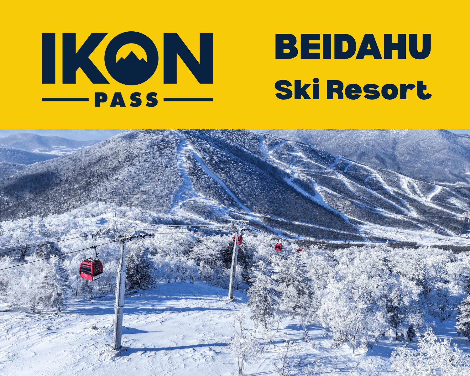 Skiers enjoying powder snow at Beidahu Ski Resort in China