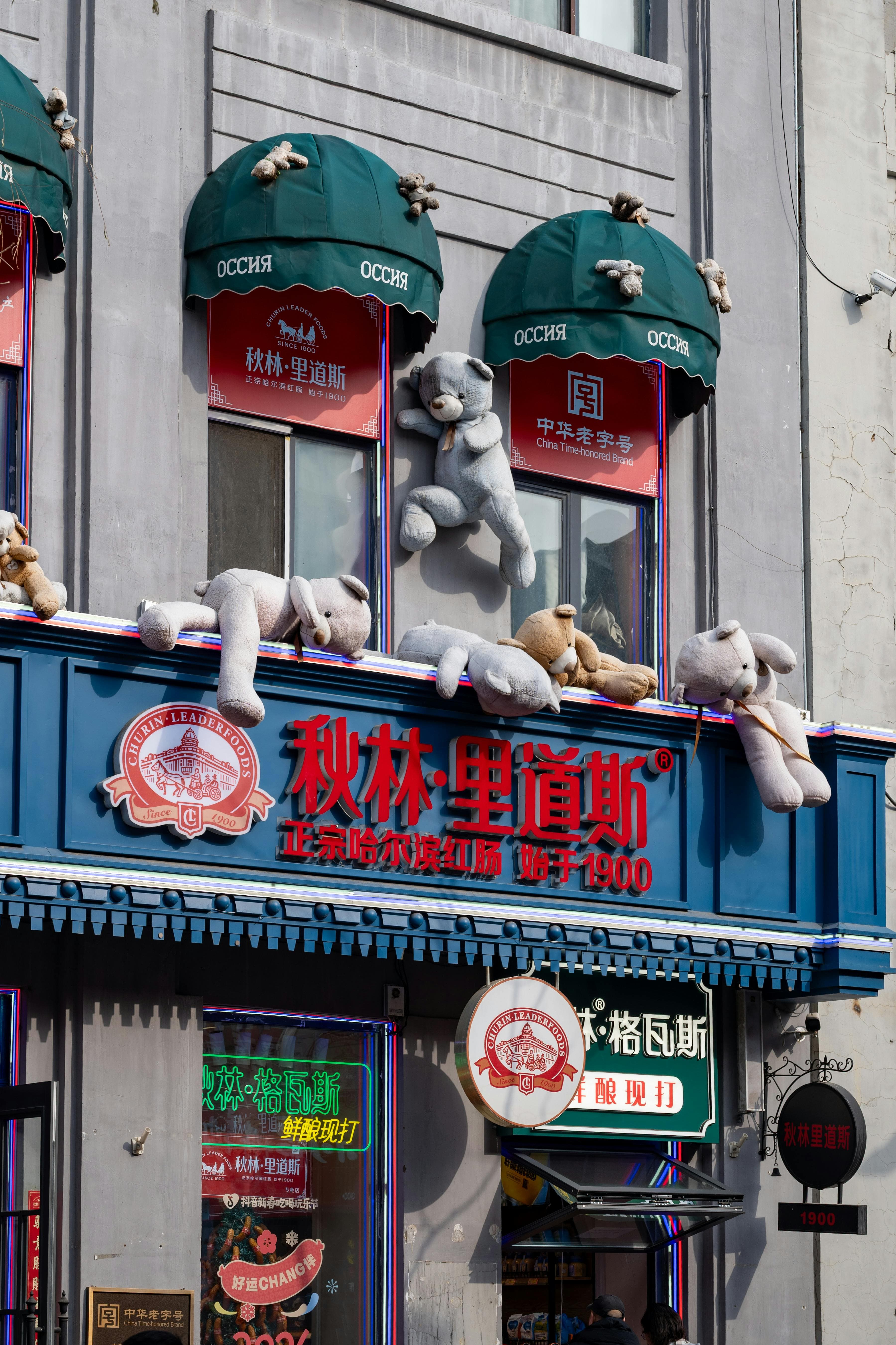 entral Street and Songhua River Ice Activities